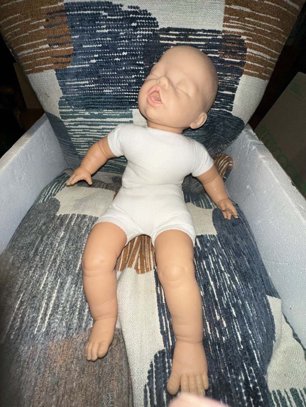 Vintage Berenguer Baby Doll Vinyl and Cloth Body